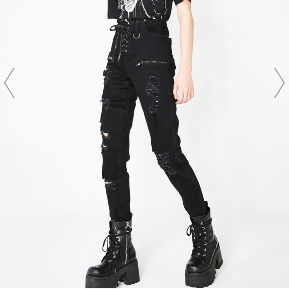 NWT dolls kill diablo jeans